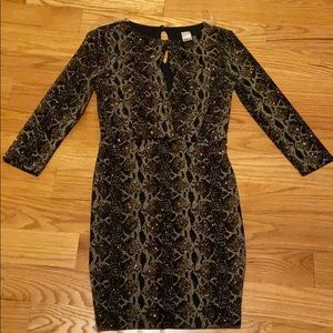 Sparking snake skin dress